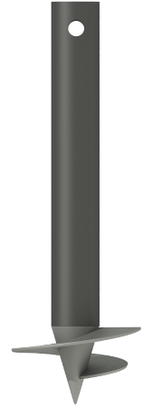 Винтовая свая с литым наконечником - СВС (л) 108/300-3000